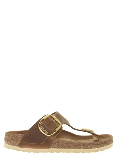 Birkenstock Gizeh Big Buckle In Brown