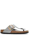 Birkenstock Gizeh Big Buckle Flip Flops In Grey
