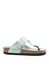 Birkenstock Gizeh Big-buckle Sandals In Verde Acqua