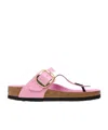 Birkenstock Gizeh Big Buckle Sandals In Pink