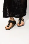 Birkenstock ‘gizeh Big Buckle' Slides In Black