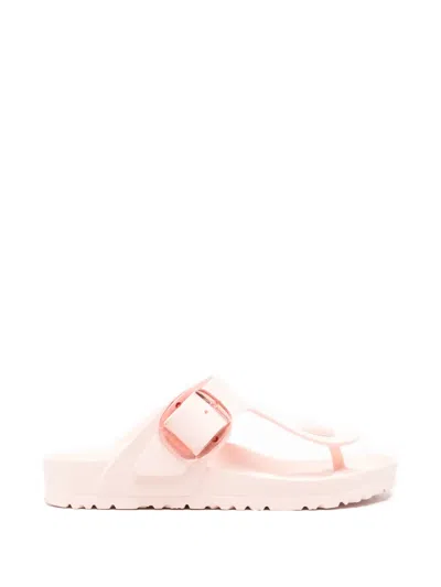 Birkenstock Gizeh Big Buckle Slides In Pink