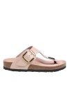 Birkenstock Gizeh Buckled Flip Flops In White