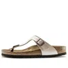 Birkenstock Gizeh Birko-flor Graceful Narrow Fit Sandals 'pearl White'