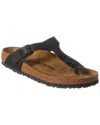 Birkenstock Gizeh Bs Birko-flor Sandal In Black