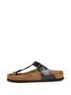 Birkenstock Gizeh Bs Birko-flor Sandal In Black