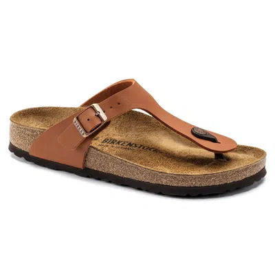 Birkenstock Gizeh Birko Sandals In Ginger Brown