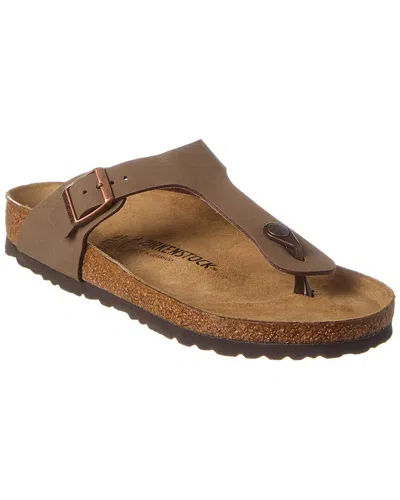 Birkenstock Gizeh Bs Birkibuc Sandal In Brown
