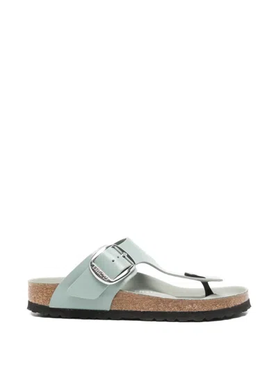 Birkenstock Gizeh Buckle-fastening Sandals In Green