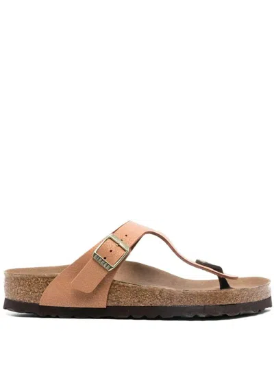 Birkenstock Gizeh Buckled 35mm Sandals In Brown