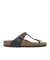 Birkenstock Gizeh Flip Flops In Black