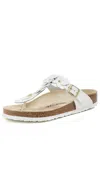 Birkenstock Gizeh Flowers Sandals White In White