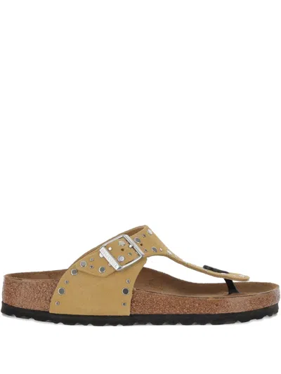 Birkenstock Gizeh Sandals In Yellow
