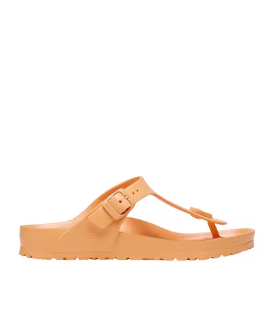 Birkenstock Gizeh Thong Slides In Orange