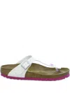 Birkenstock Gizeh "white" Sandals In White