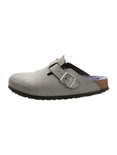 Pre-owned Birkenstock Glitter Colorblock Pattern Mules