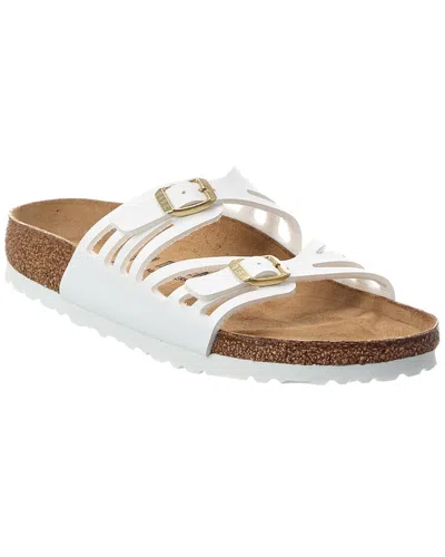 Birkenstock Granada Strappy Leather Sandal In White
