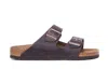 Birkenstock Arizona Vegan Buckle-strap Sandals In Brown