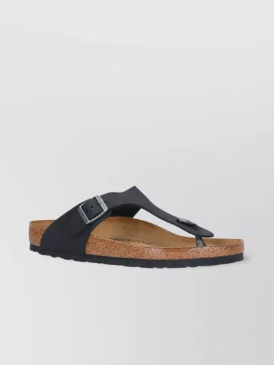 BIRKENSTOCK HEEL BUCKLE CORK OPEN TOE SANDALS
