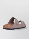 Birkenstock Women's Arizona Flex Nubuck Leather Platform Sandals From Finish Line In Purple