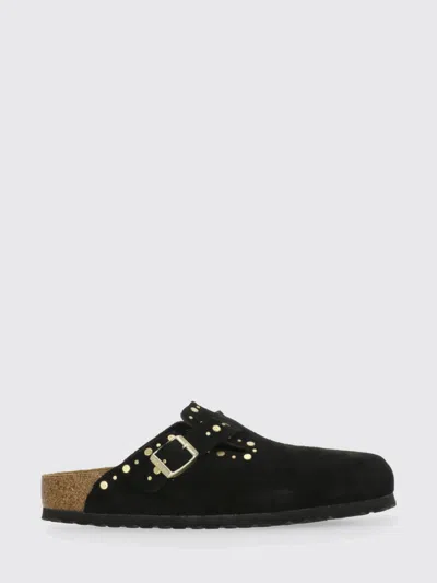 BIRKENSTOCK BIRKENSTOCK BOSTON RIVET SUEDE MULES WITH STUDS,I47282002