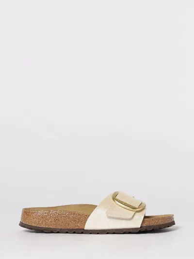 Birkenstock Madrid Big-buckle Sandals In White