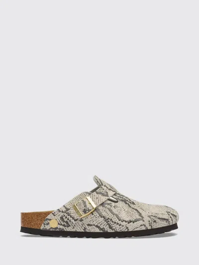Birkenstock Heeled Sandal Woman Color Beige In Animal Print