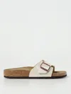 Birkenstock Catalina Birko-flor Graceful Pearl White Mules In White