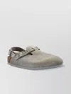 Birkenstock Stone Grey Suede Tokyo Slipper