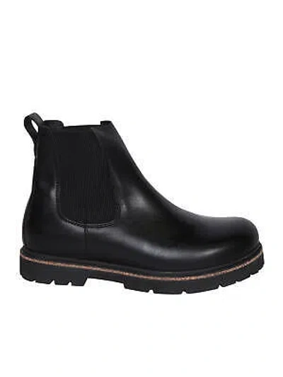 Pre-owned Birkenstock Highwood Ankle Boots In Black