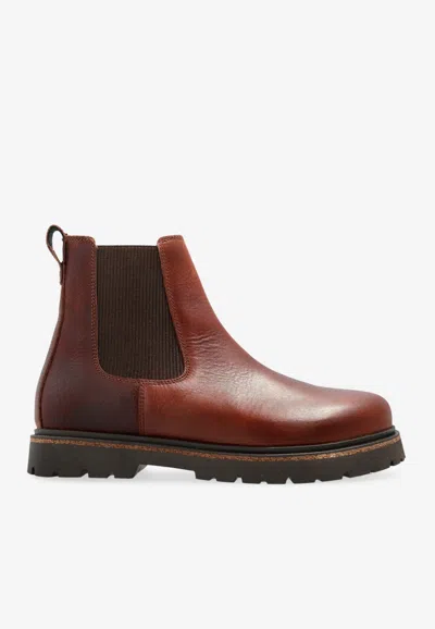 Birkenstock Highwood Chelsea Boots In Brown