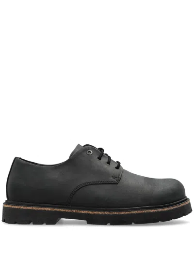 Birkenstock Highwood Leather Derby Shoes In Black