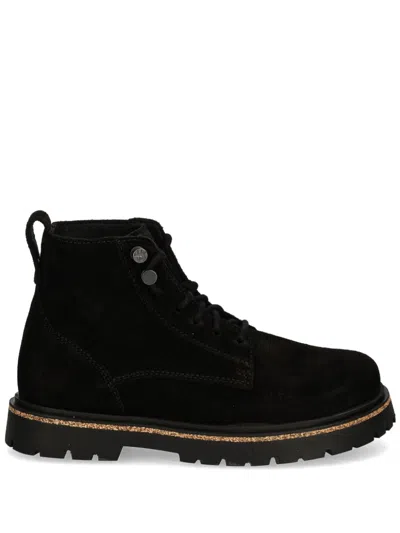Birkenstock Highwood Lace Boots In Black