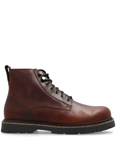 Birkenstock Highwood Lace Boots In Brown
