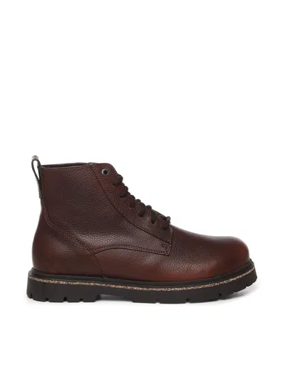 Birkenstock Highwood Lace Mid Ankle Boot In Brown