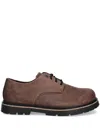 Birkenstock Laced Flat Shoes In Brown