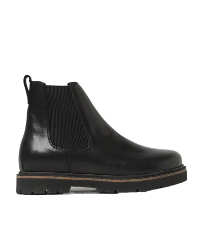 Birkenstock Highwood Slip-on Leather Boots In Black
