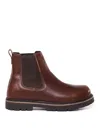 Birkenstock Highwood Slip-on Leather Boots In Marrón