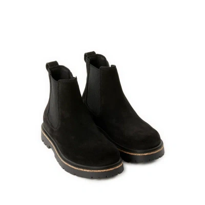 Birkenstock Highwood Slip On Mid W Leve Boots In Black