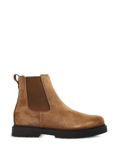 Birkenstock Highwood Slip-on Mid Chelsea Boots In Brown