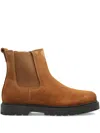 Birkenstock Highwood Suede Platform Boots In Brown