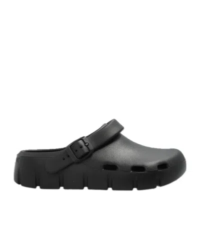 Birkenstock Kids' Hollow Flat Sandals In Black