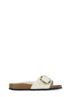Birkenstock Women's Madrid Big Buckle Sandal In Ecru In Neutrals