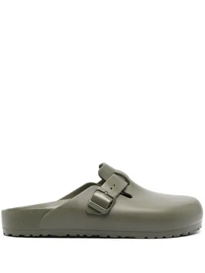 Birkenstock Khaki Eva Clogs Non-slip For Indoor And Outdoor Use