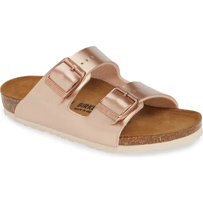 Birkenstock Kids' Arizona Metallic Slide Sandal