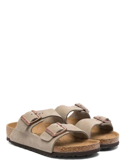 Birkenstock Kids' Arizona Mini Sandals In Beige