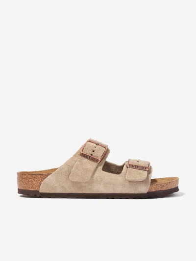 Birkenstock Kids Arizona Sandals In Beige