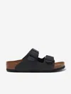 Birkenstock Arizona Faux Leather Sandals In Black