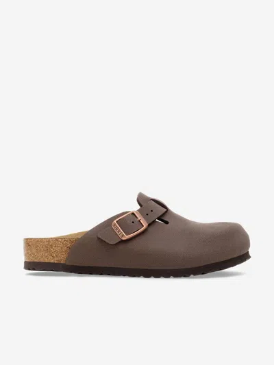 Birkenstock Kids Boston Clog Sandals In Brown