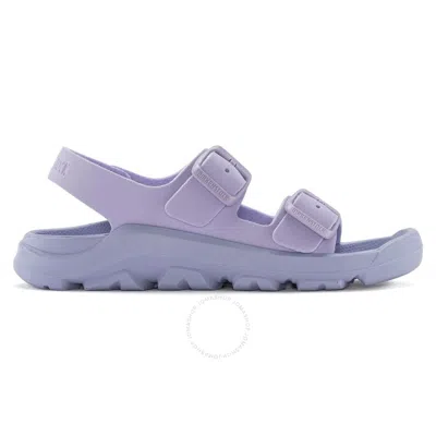 Birkenstock Kids Icy Purple Fog Mogami Monochrome Birko-flor Sandals In Purple/silver Tone